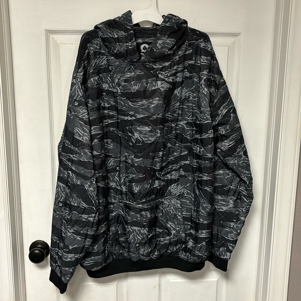 Zero Foxtrot Black Tigerstripe Woobie Hoodie
